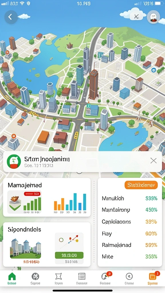 Layar karakter dengan berbagai pilihan kostum dan senjata.