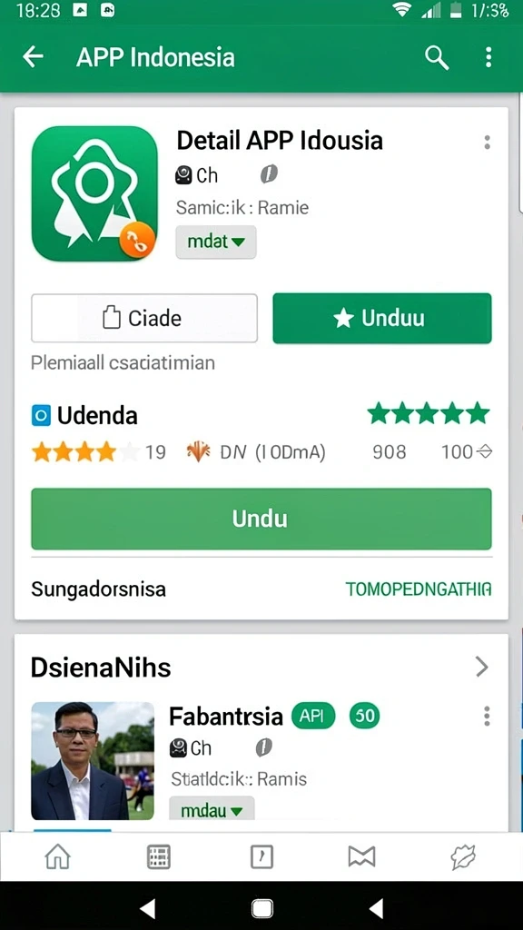Tampilan awal yang menarik dan intuitif.