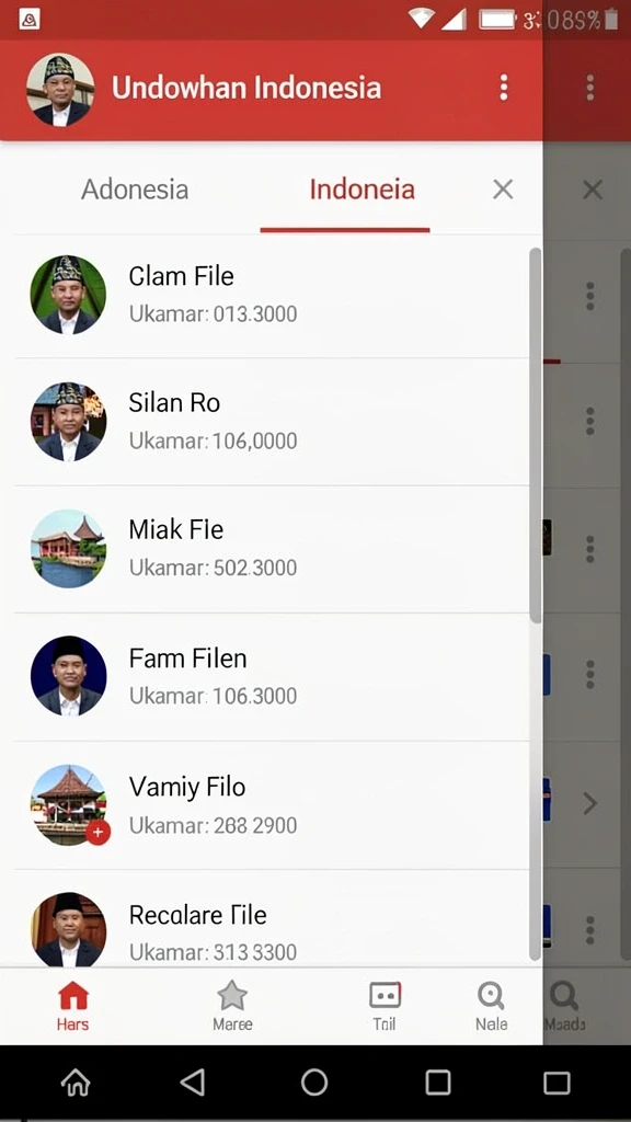 Tampilan antarmuka yang user-friendly dan menarik.