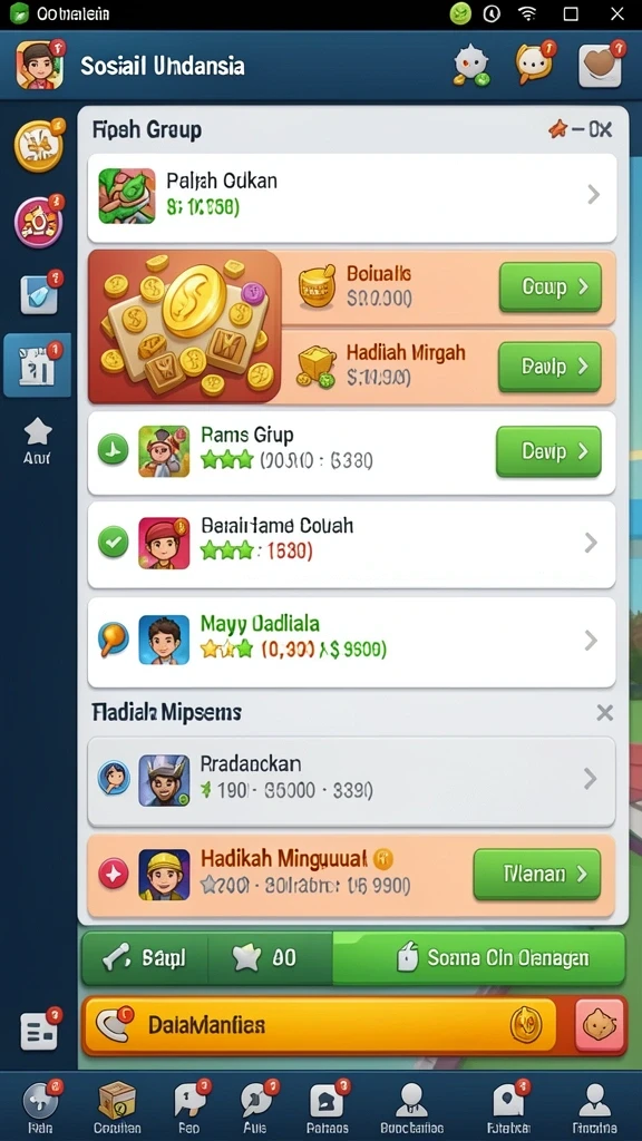 Tampilan utama game yang menarik dan interaktif.