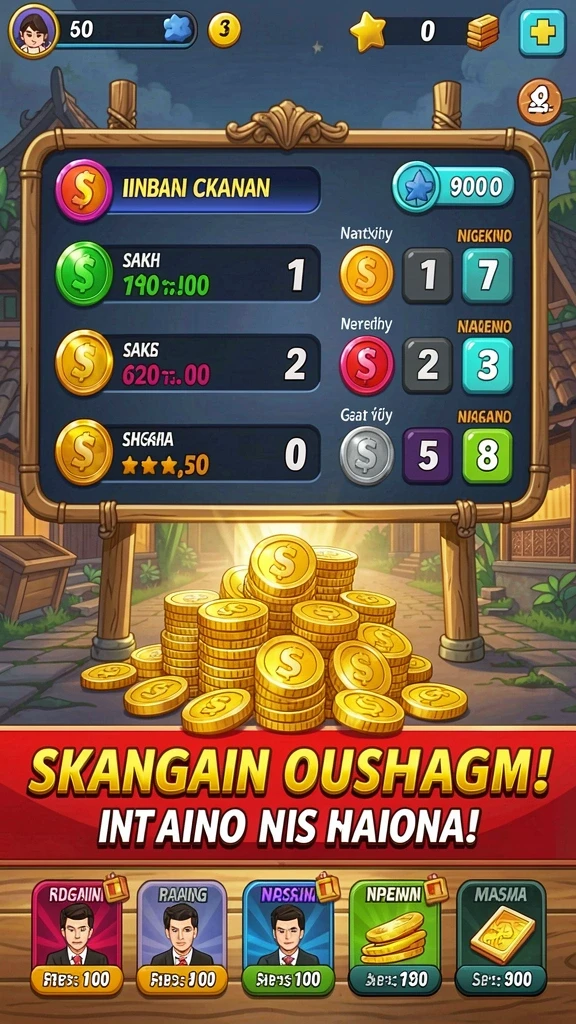 Turnamen exciting dengan hadiah menarik.