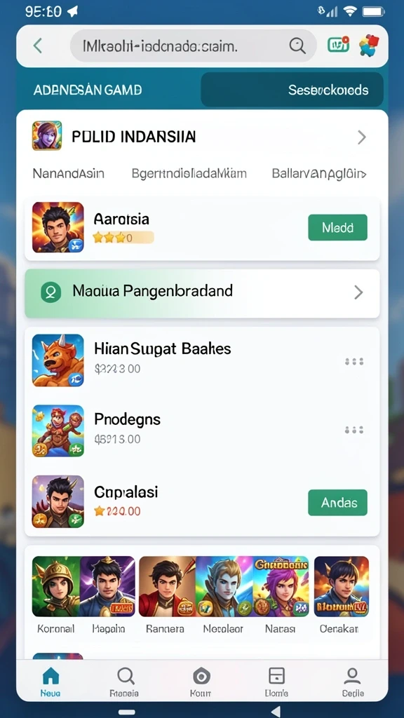 Tampilan antarmuka yang intuitif dan ramah pengguna.
