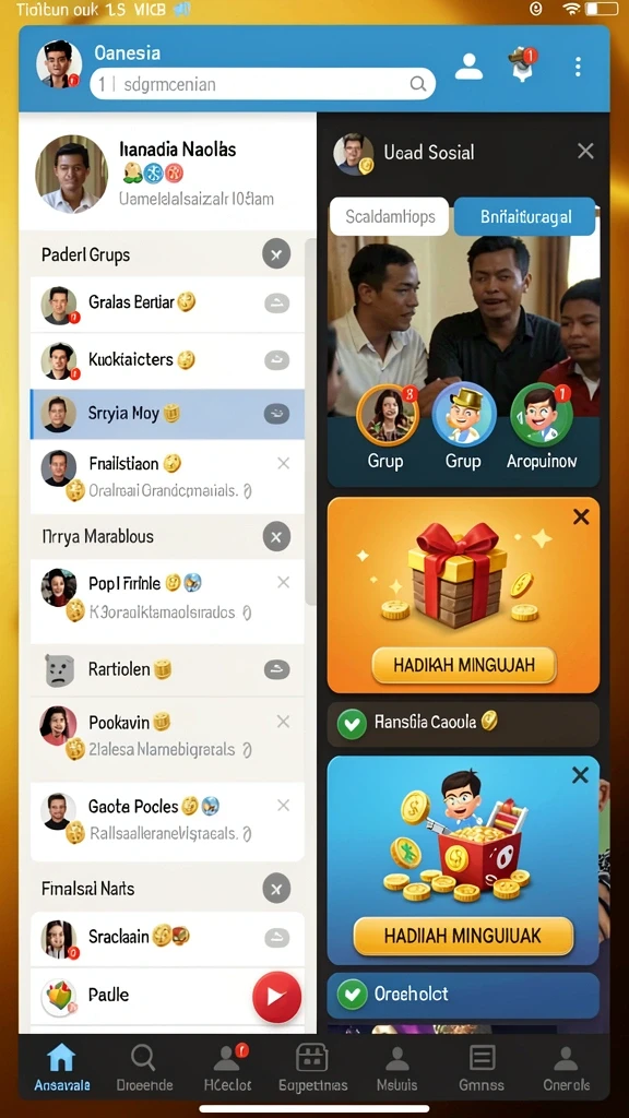 Tampilan antarmuka FUNGAME777 yang menarik dan modern.