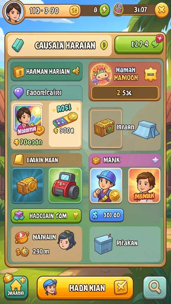 Karakter unik dengan kemampuan spesial.