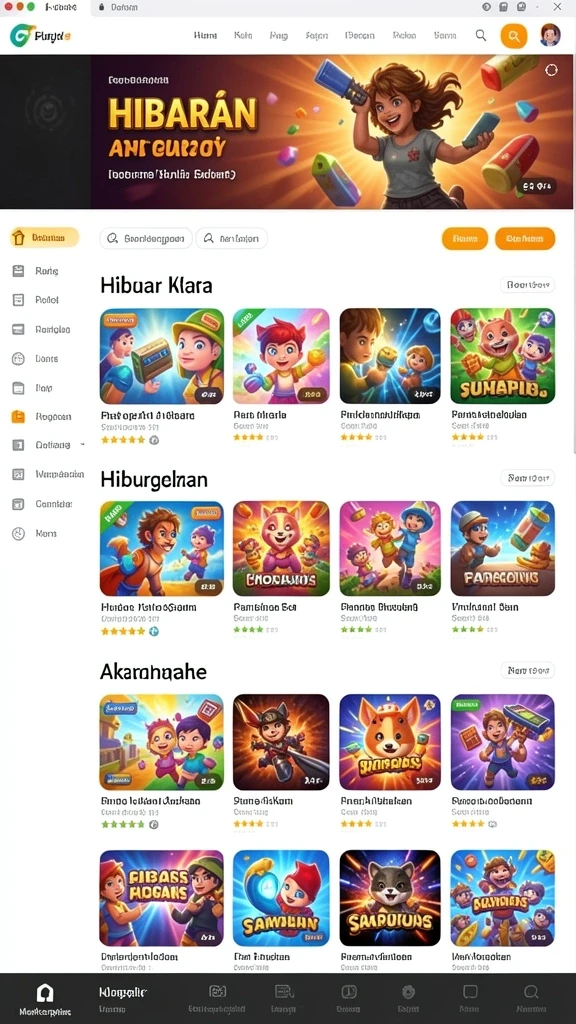 Screenshot menunjukkan karakter utama dalam aksi