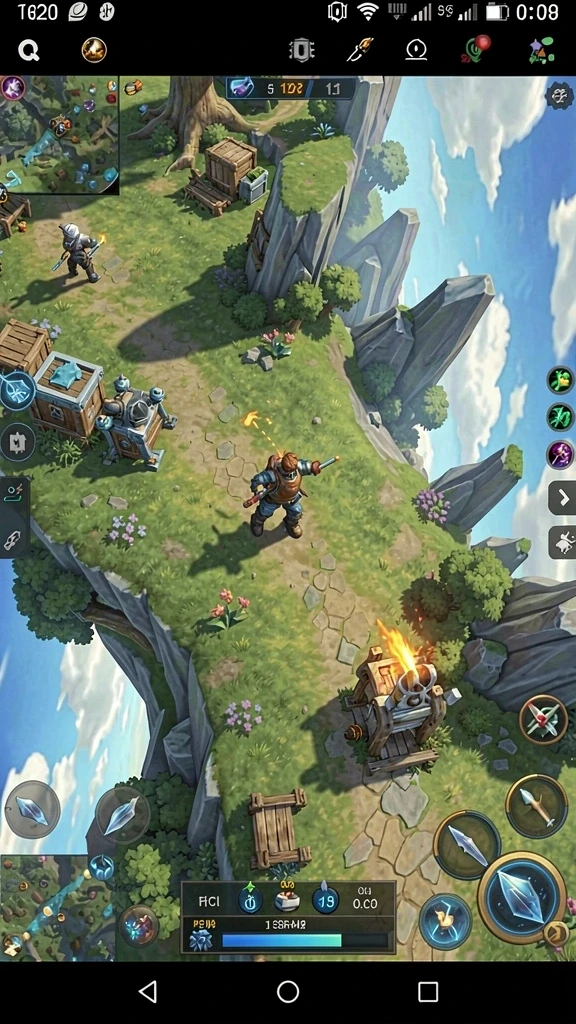 Fitur multiplayer yang memungkinkan bermain dengan teman.
