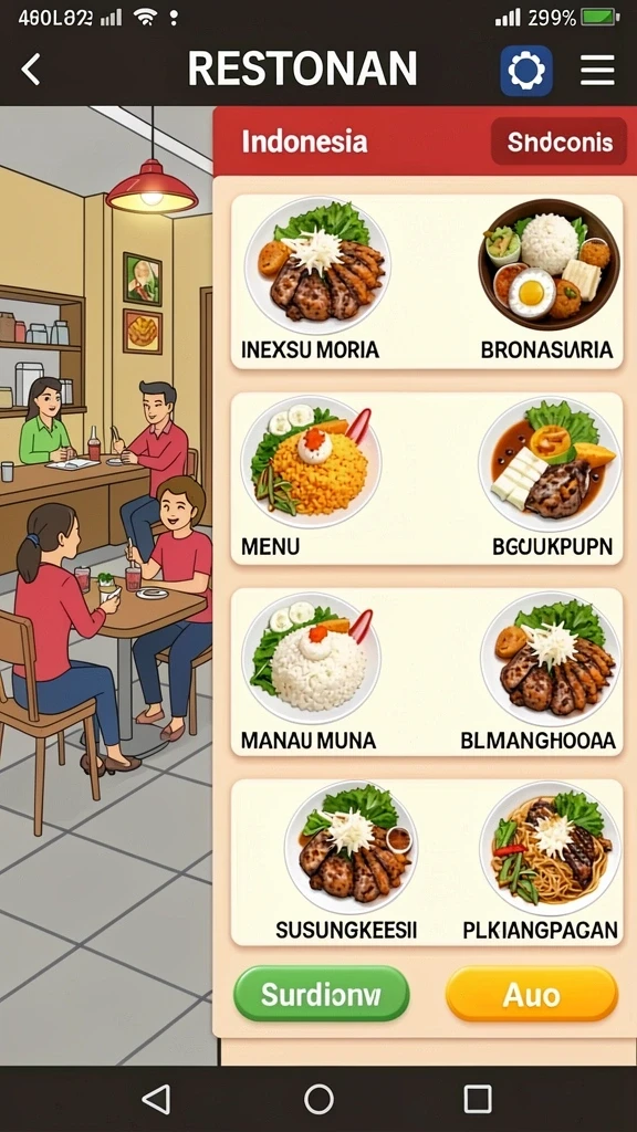 Fitur interaksi sosial yang menarik.