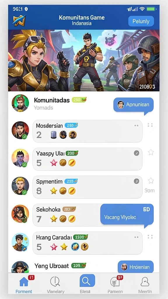 Tampilan awal yang menarik dan intuitif.