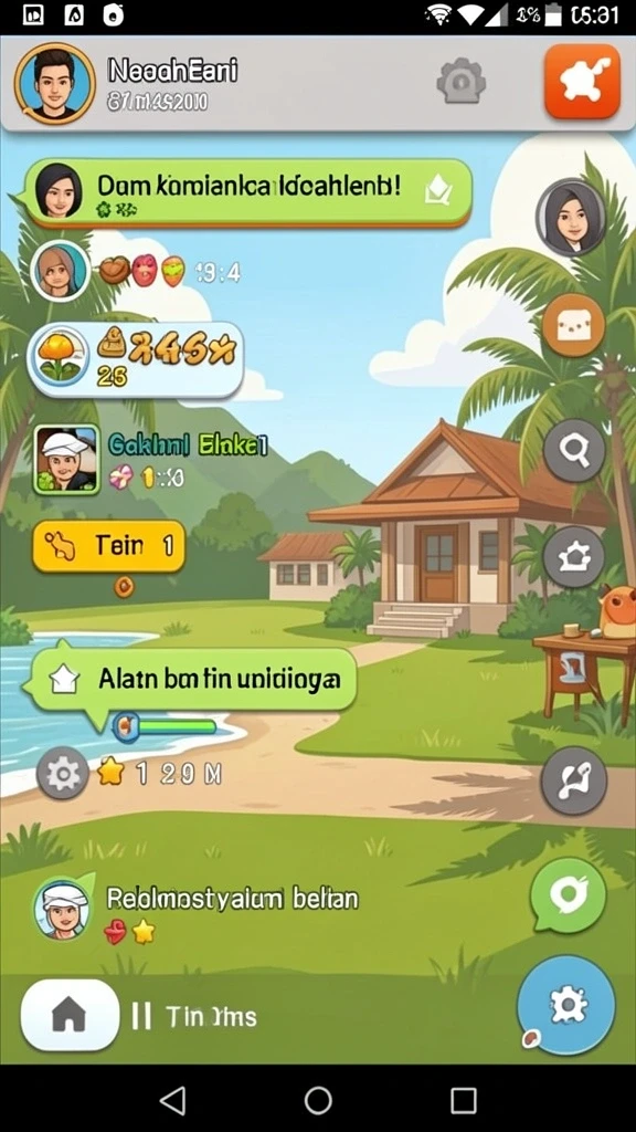 Komunitas aktif yang selalu mendukung pemain baru.