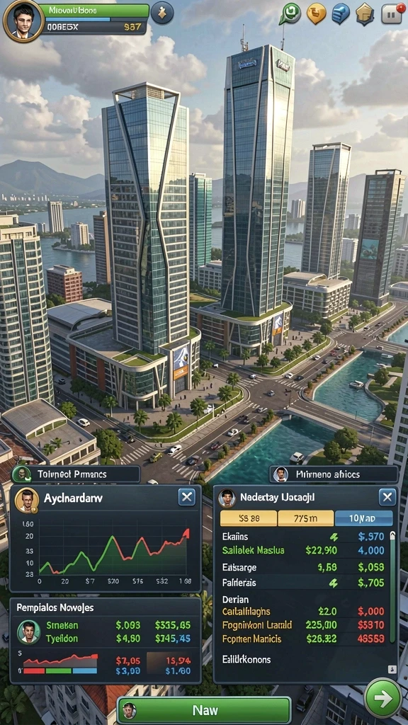 Screenshot menunjukkan pemandangan menakjubkan dari lokasi dalam game.