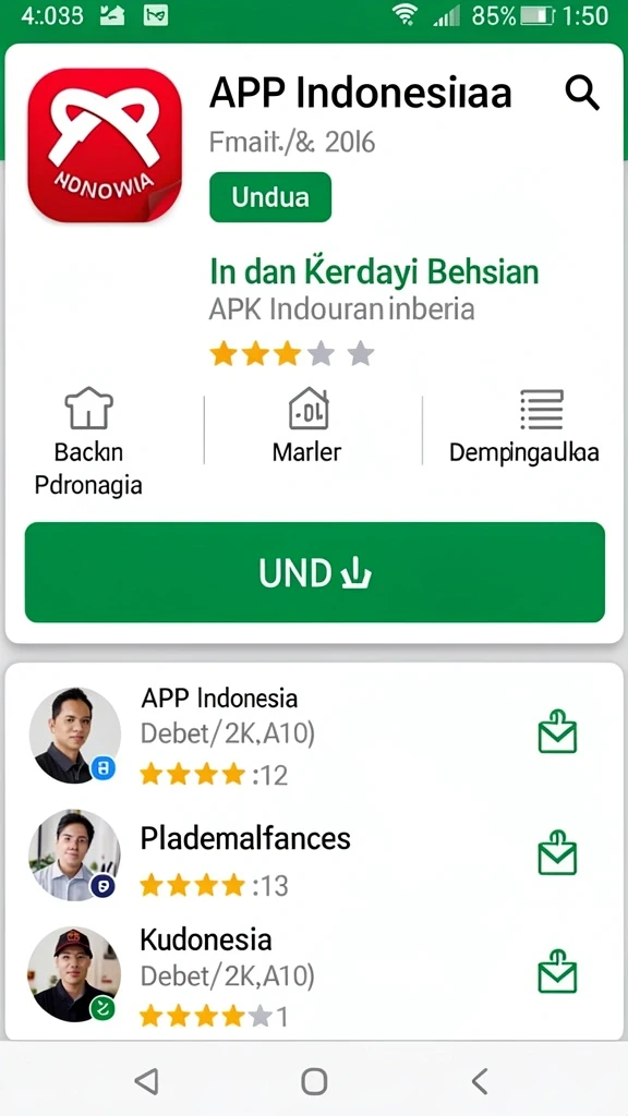 Tampilan utama aplikasi dengan antarmuka menarik.