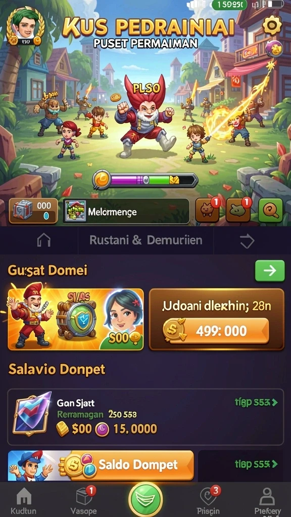 Sistem penghargaan yang memotivasi pemain dengan hadiah.