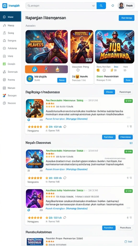 Antarmuka pengguna yang intuitif dan mudah dipahami.