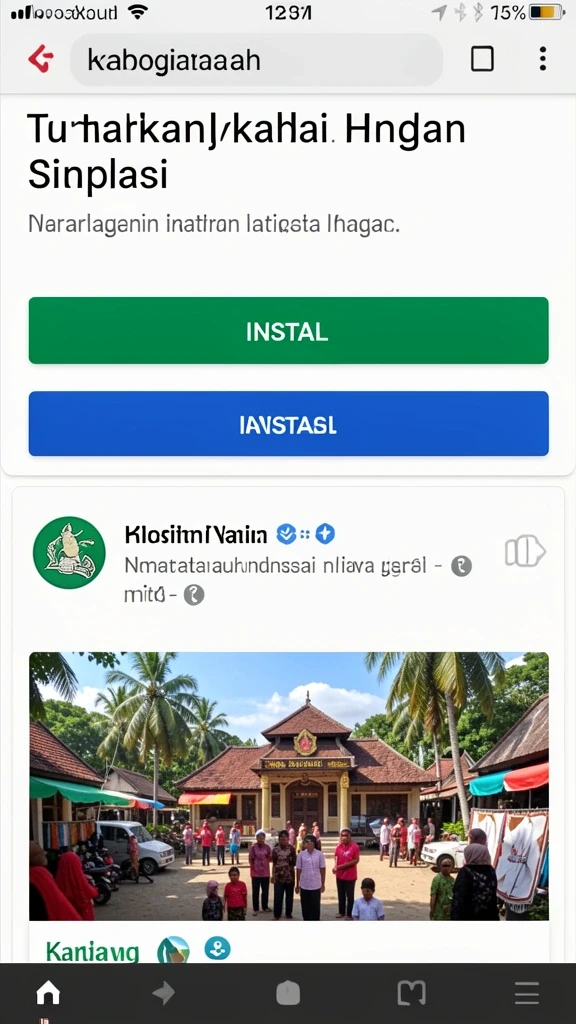 Tampilan awal K234 yang menarik dan modern.