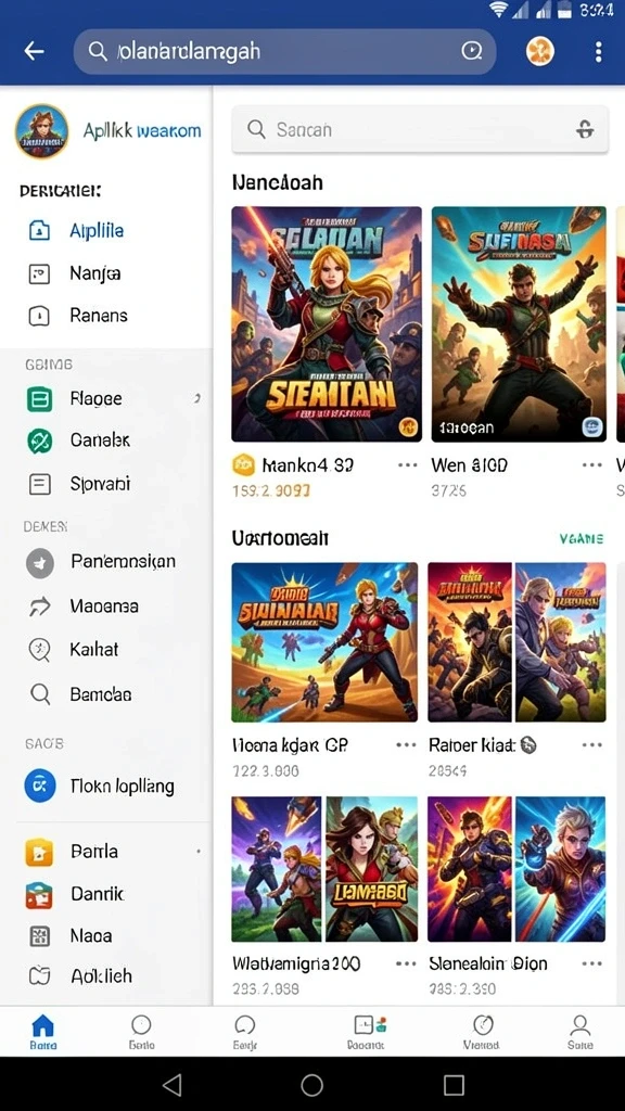 Tampilan antarmuka yang user-friendly dan menarik.