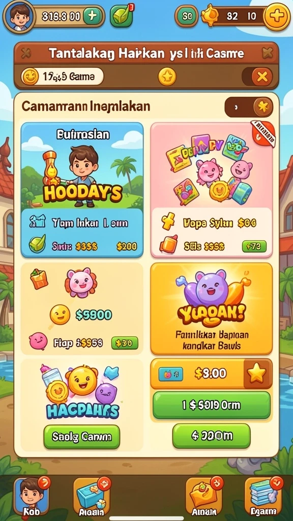 Mode permainan yang beragam dan seru untuk dinikmati.
