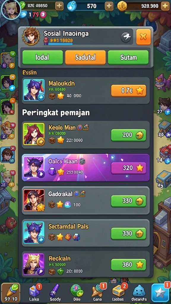 Tantangan seru dengan berbagai level kesulitan.