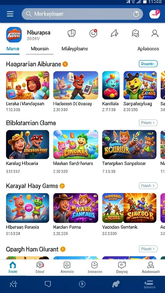Antarmuka pengguna yang menarik dan modern.