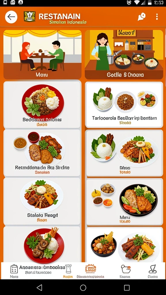 Tampilan antarmuka yang intuitif dan mudah dipahami.