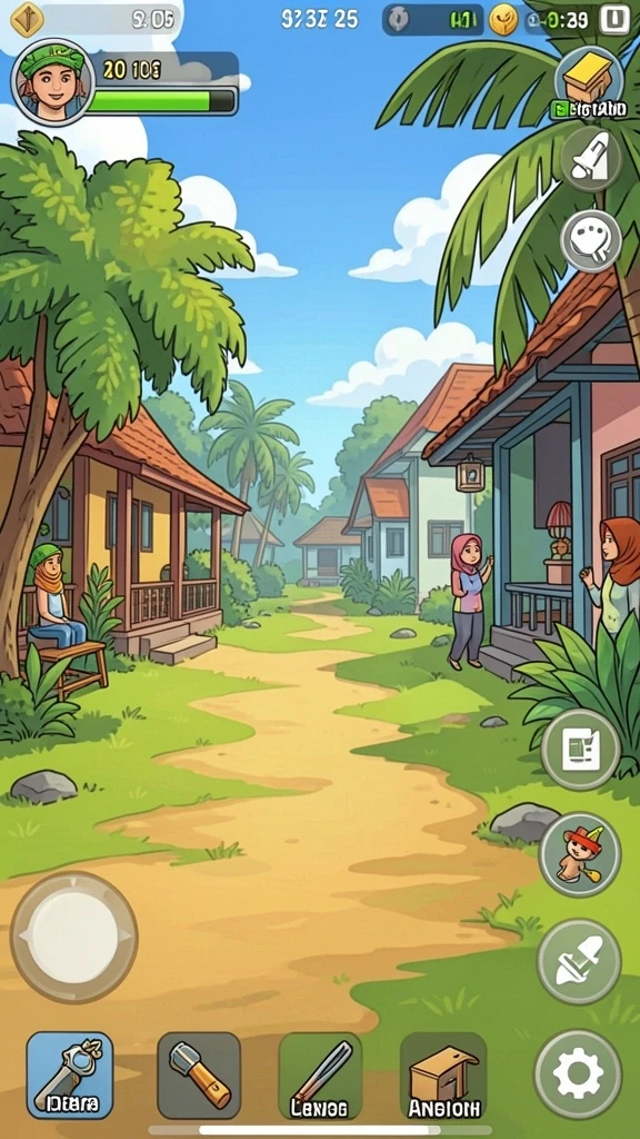 Fitur multiplayer yang memungkinkan interaksi antar pemain.
