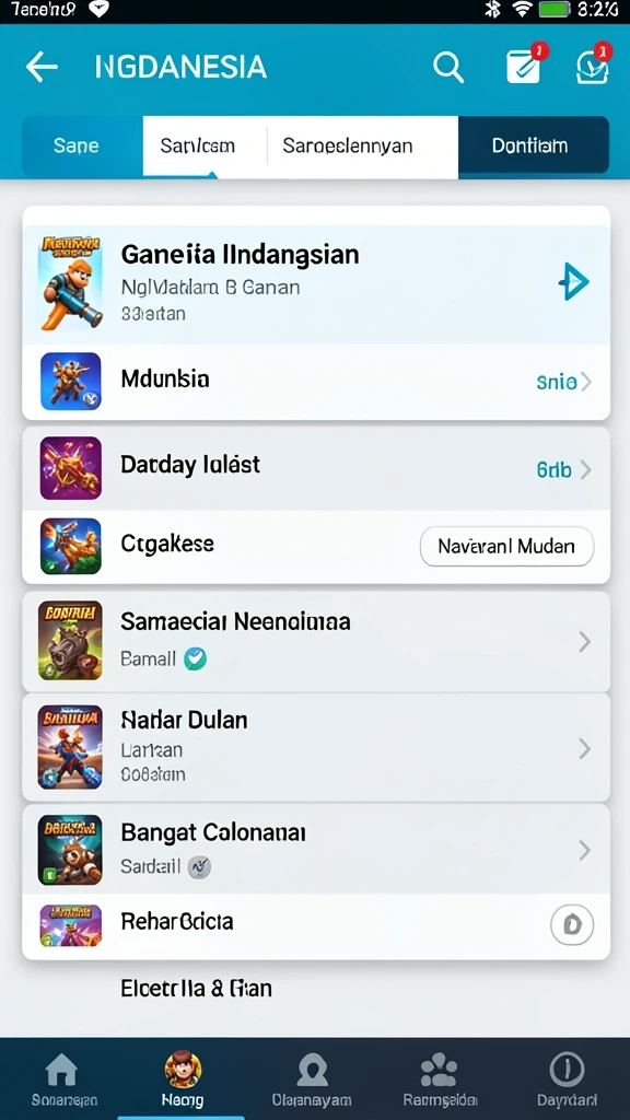 Tampilan antarmuka pengguna yang ramah dan intuitif.