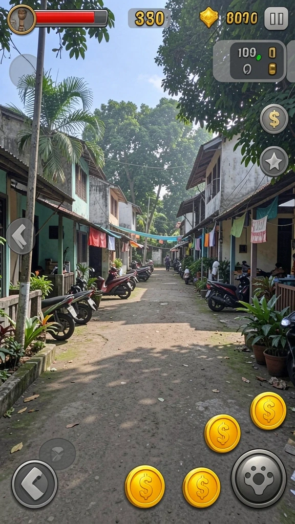Momen seru saat menyelesaikan tantangan.
