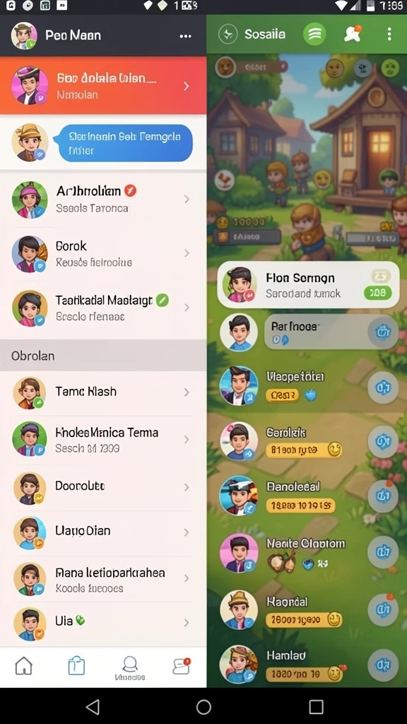 Mode multiplayer untuk adu strategi.