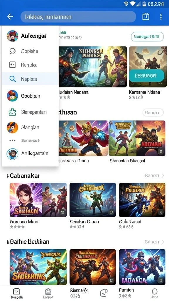 Antarmuka pengguna yang intuitif dan mudah dipahami.