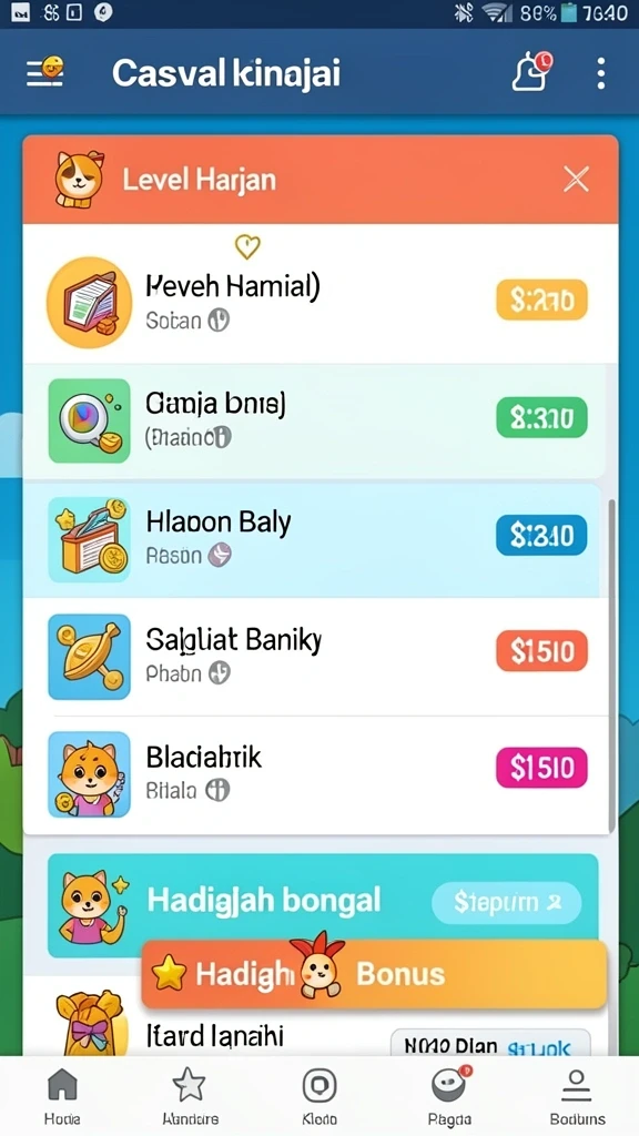 Kompetisi online yang seru dengan teman-teman.