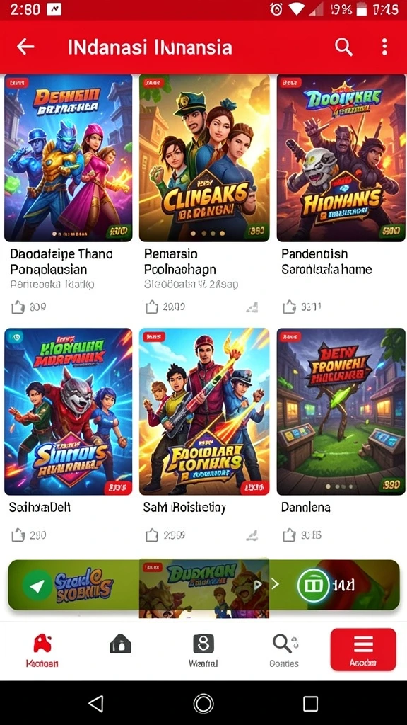 Karakter-karakter unik yang siap bertualang.