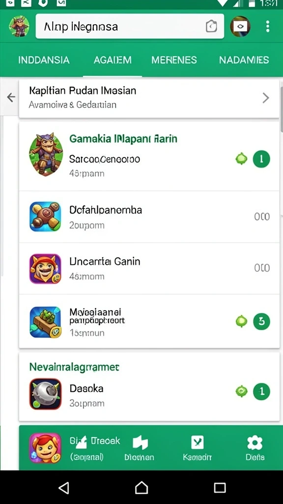 Tangkapan layar 2: Berbagai mode permainan menarik.