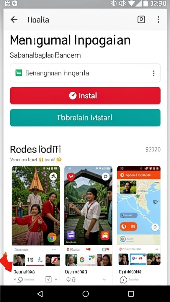 Tampilan antarmuka yang intuitif memudahkan navigasi.