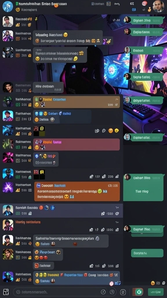 Screenshot menunjukkan variasi permainan yang tersedia.