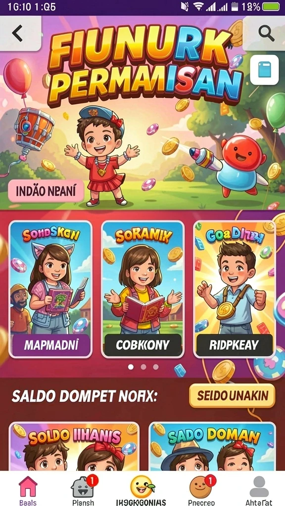 Berbagai mode permainan yang menarik dan kompetitif.