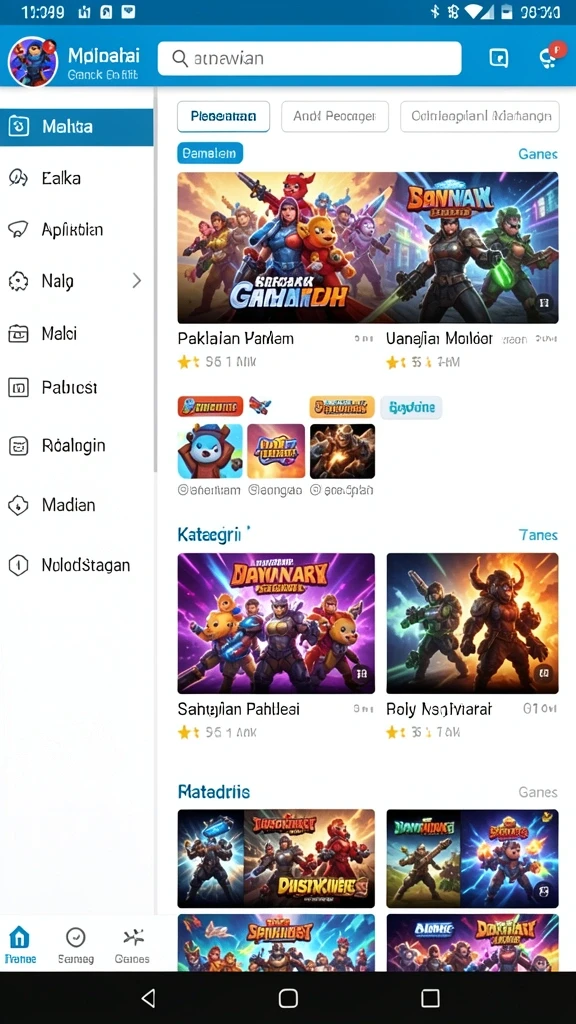 Tampilan antarmuka yang menarik dan mudah digunakan.